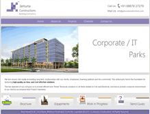 Tablet Screenshot of jamunaconstructions.com